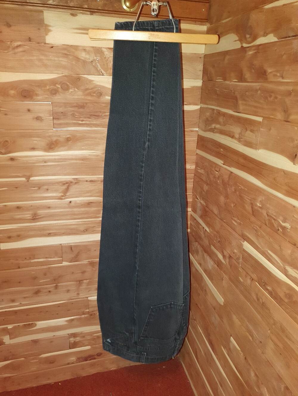 Vintage 90s Wrangler For Women Dark Black Straight Jeans